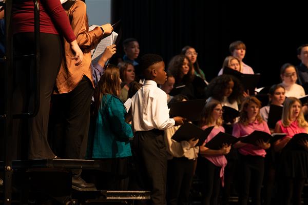2023 All County Chorus Students Performing